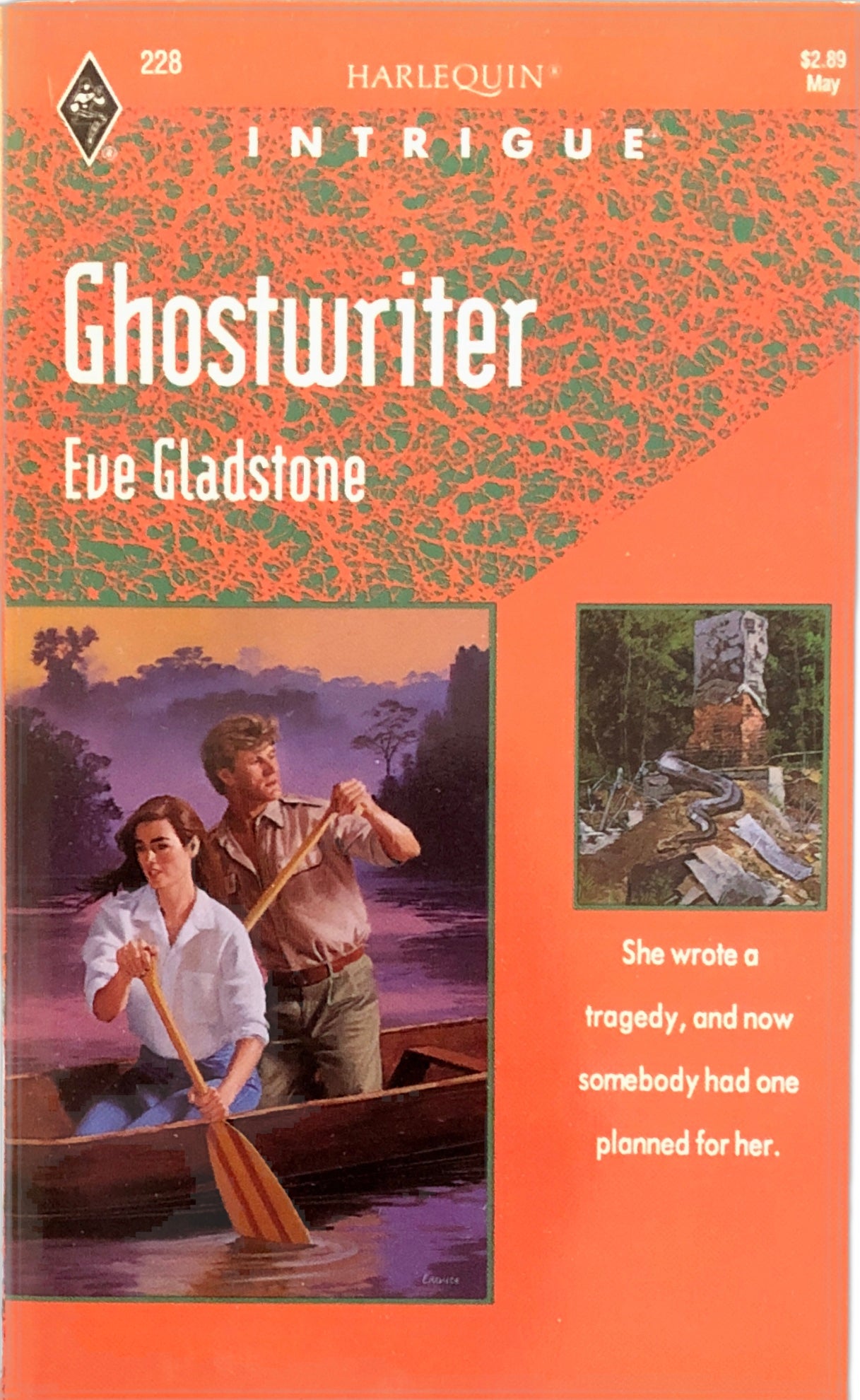 Ghostwriter (Harlequin Intrigue, No 228) by Vickie York