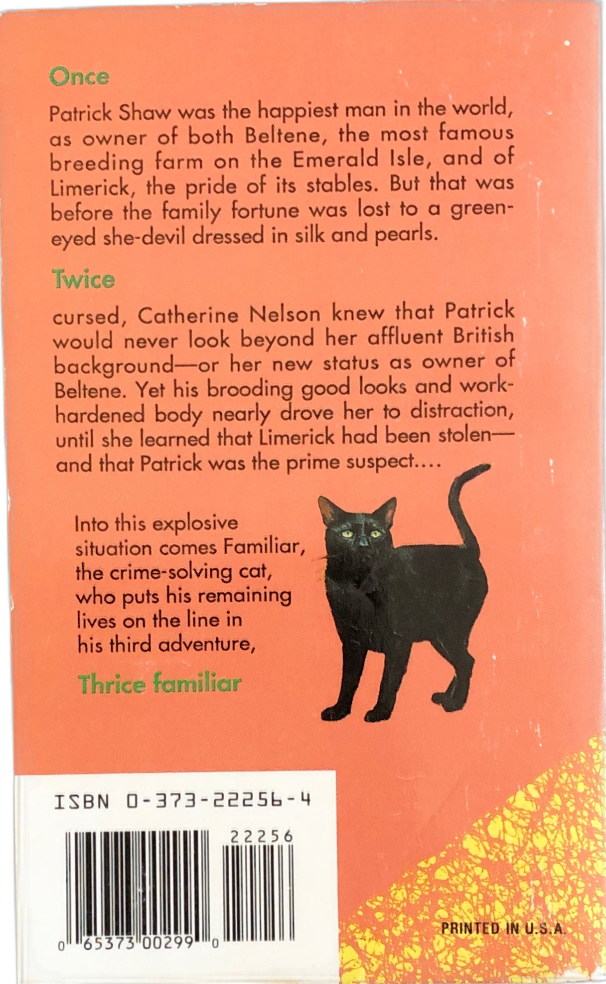 Thrice Familiar (Harlequin Intrigue, No 256) by Caroline Burnes