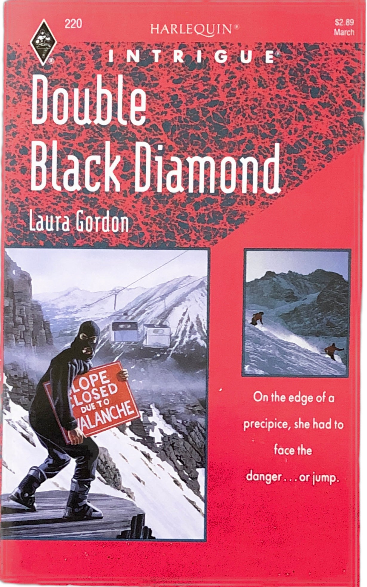 Double Black Diamond (Harlequin Intrigue, No 220) by Laura Gordon