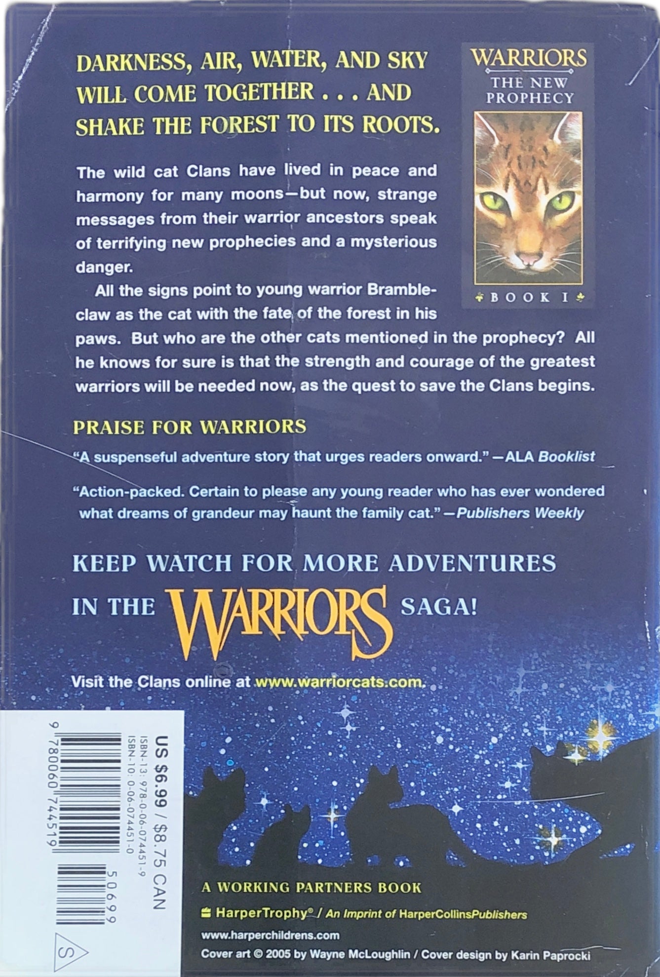 Warriors: Midnight (The New Prophecy Book #1) by Erin Hunter
