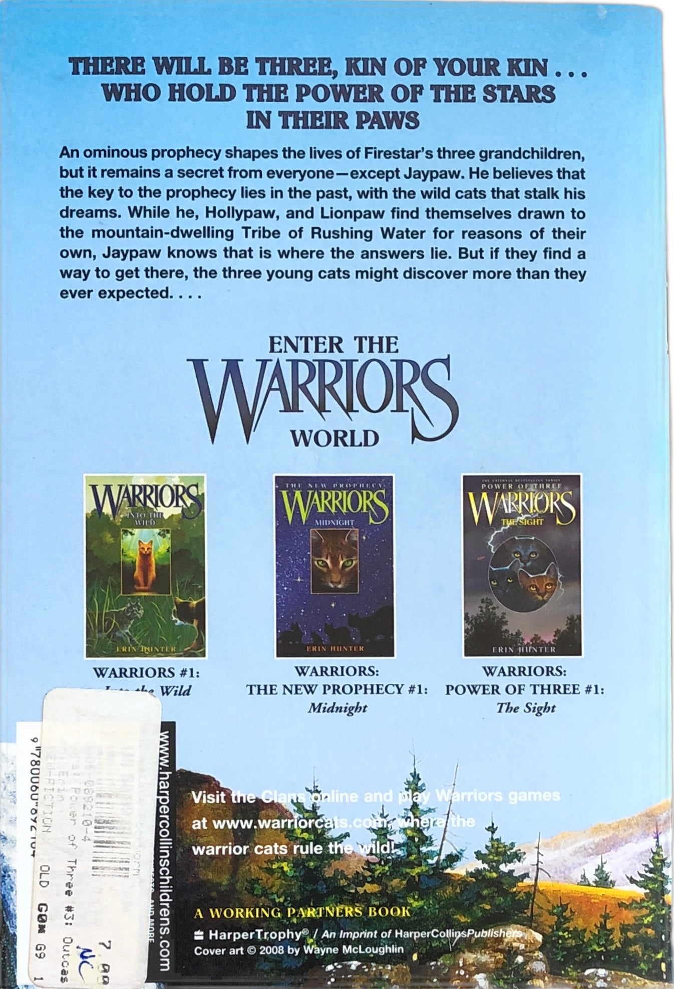 Warriors: Outcast (Power of the Three Book #3) by Erin Hunter