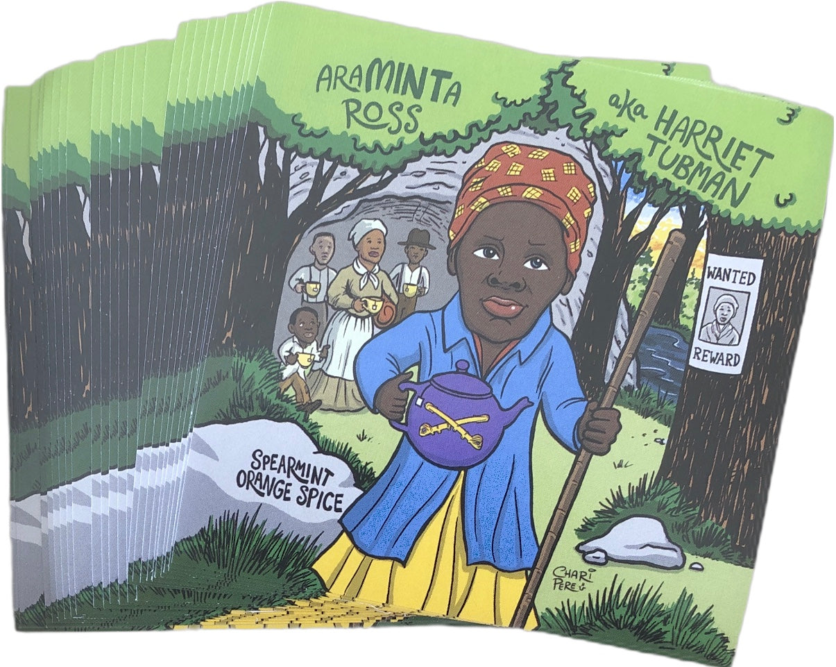 AraMINTa Ross (Harriet Tubman) (Sticker) – nerdnookbooks