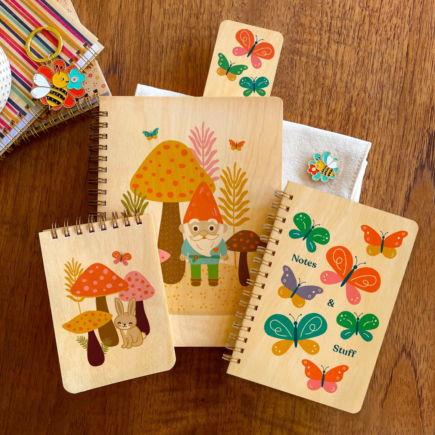 Rabbit Wood Mini Notepad