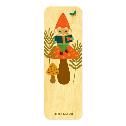 Gnome Mini Wood Bookmark