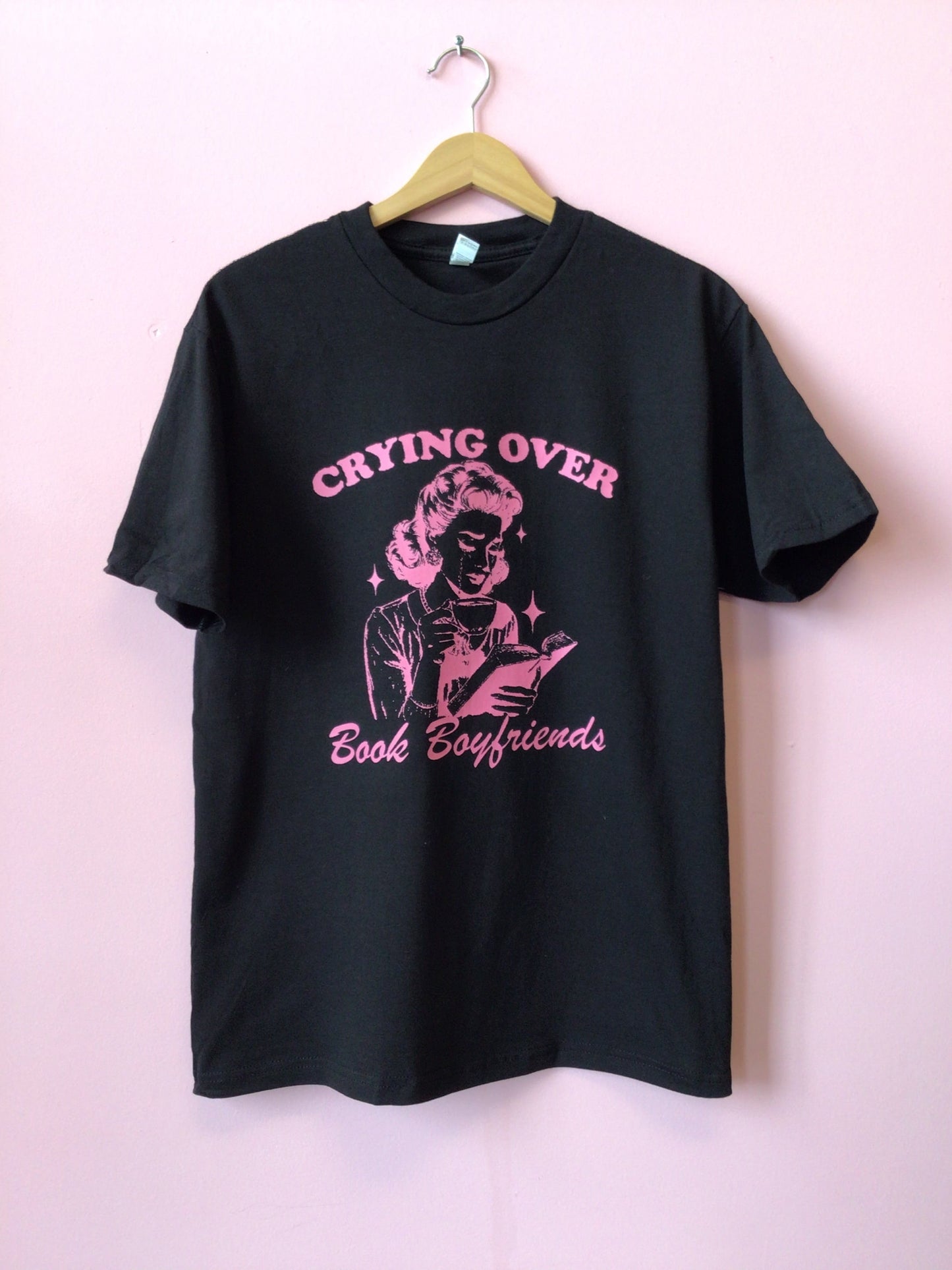 Crying Over Book Boyfriends T-Shirt