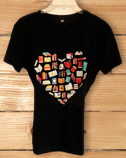 Heart of Books T-Shirt