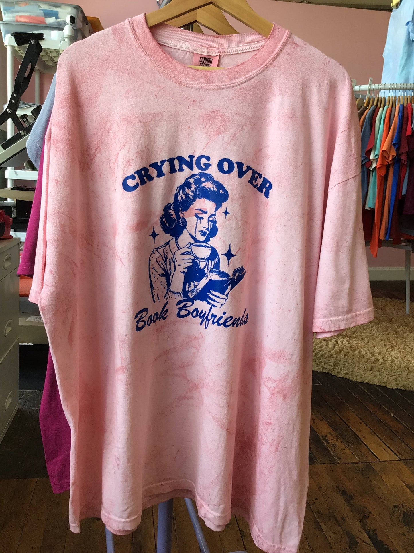 Crying Over Book Boyfriends T-Shirt