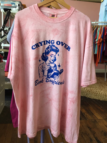 Crying Over Book Boyfriends T-Shirt