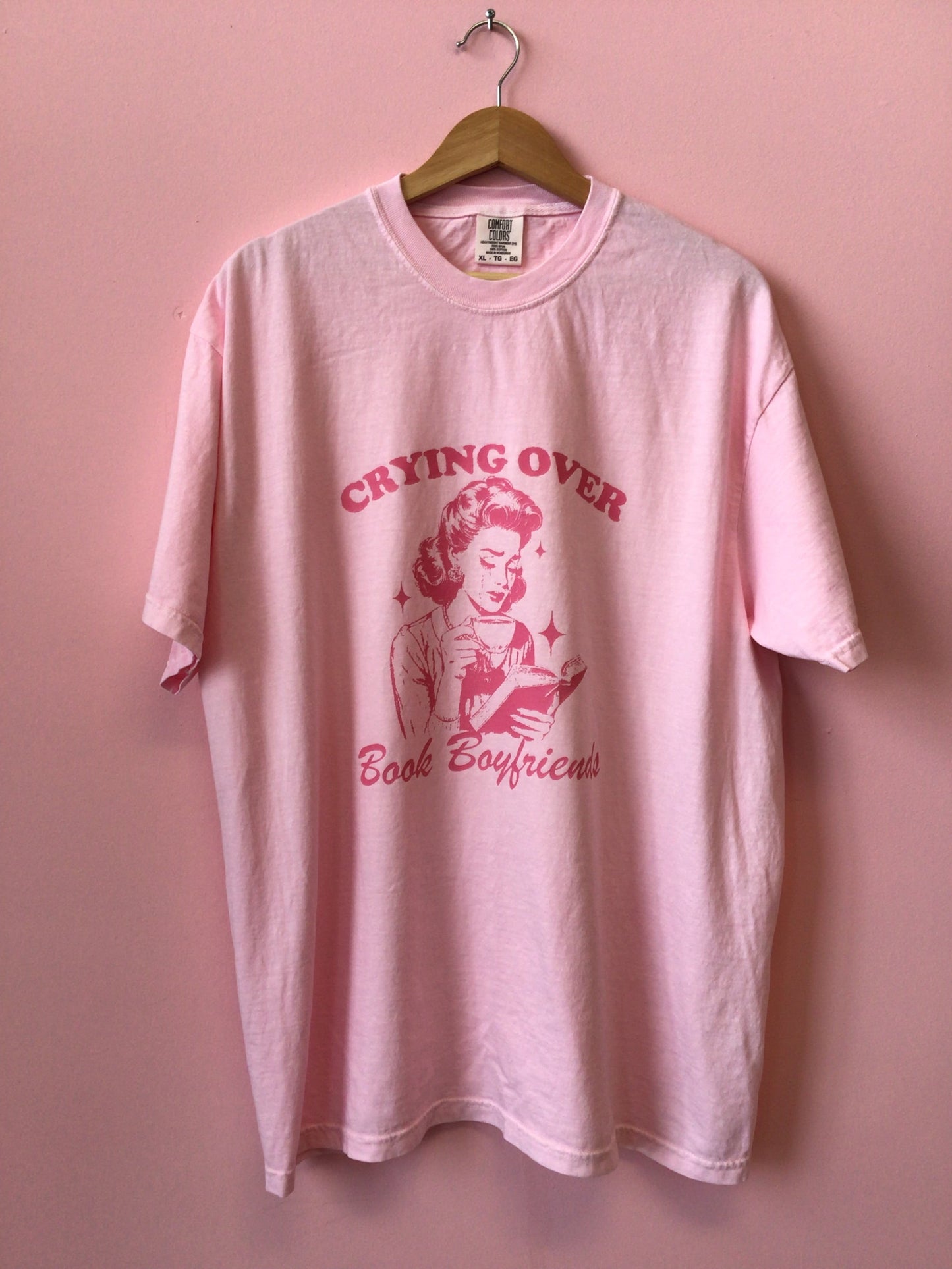 Crying Over Book Boyfriends T-Shirt