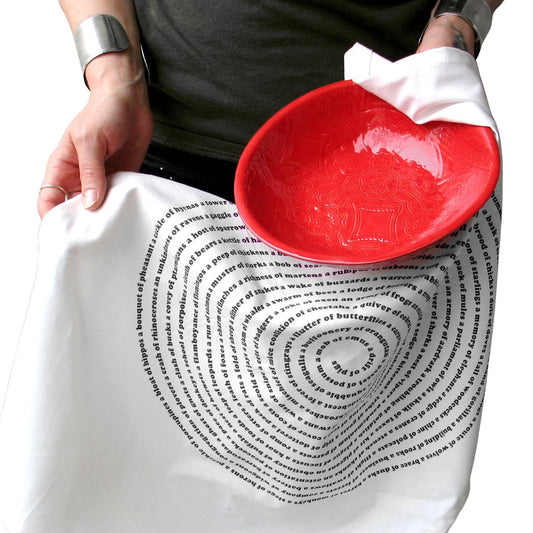 Animal Collective Nouns Flour Sack Kitchen Towel