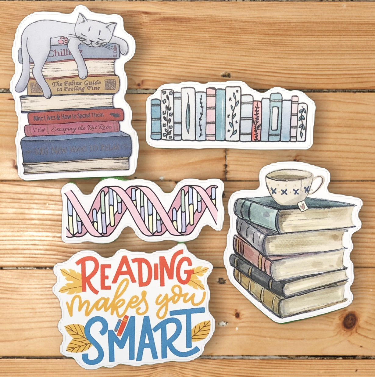 Book Addiction Stickers