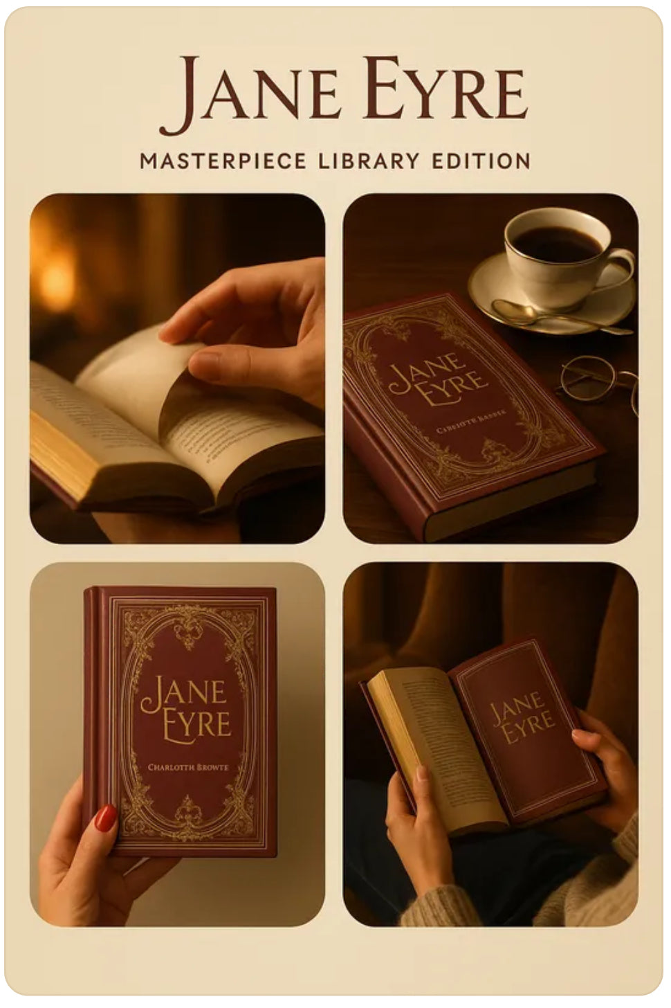 Jane Eyre by Charlotte Bronte Masterpiece Library Edition