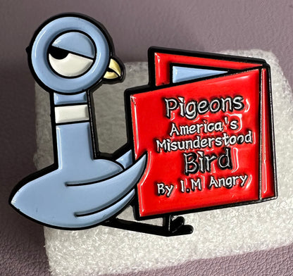 Enamel Book Themed Pins (1-inch)