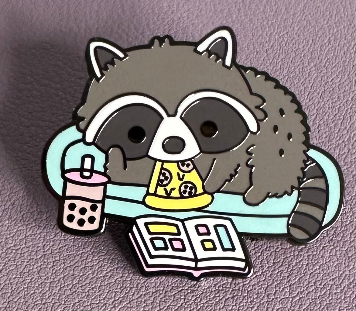 Enamel Book Themed Pins (1-inch)