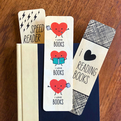 Speed Reader Wood Bookmark
