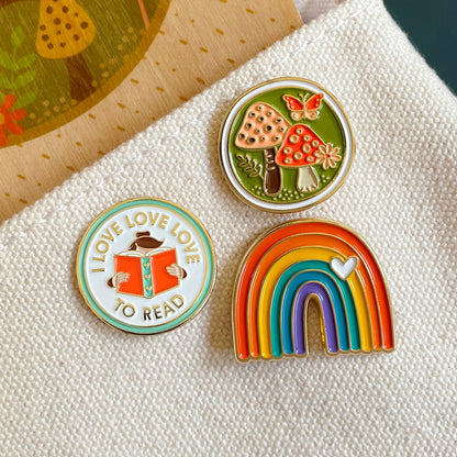 Love to Read Enamel Pin