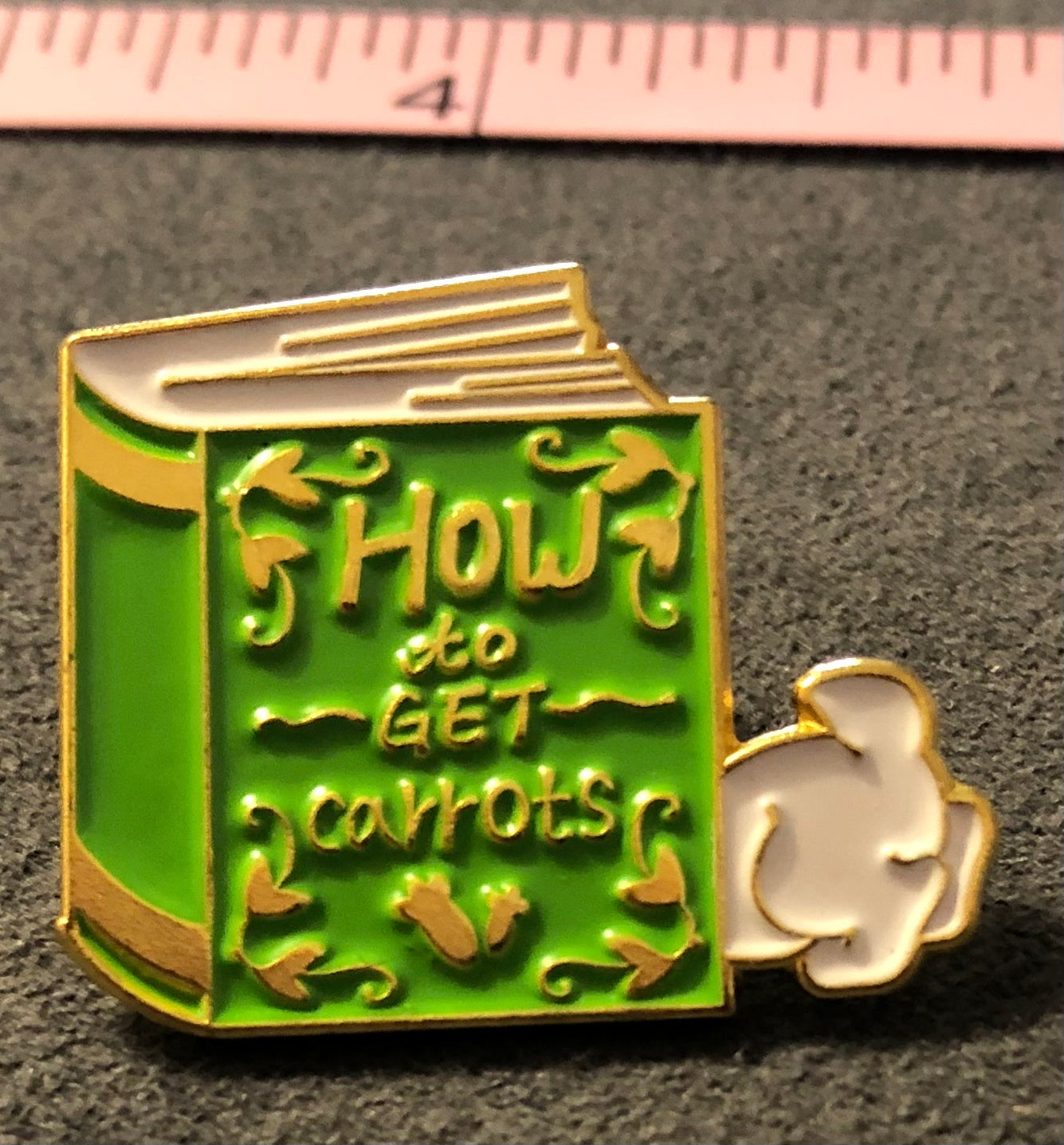 Enamel Book Themed Pins (1-inch)