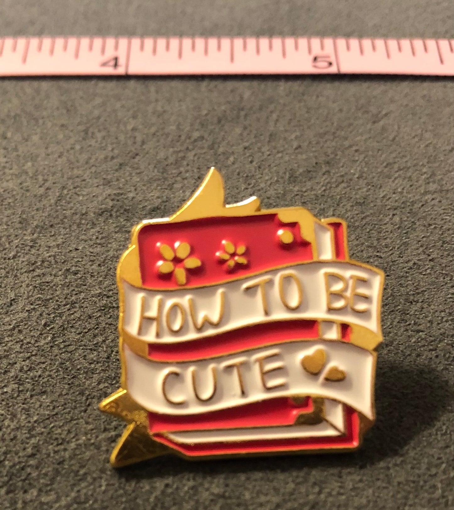 Enamel Book Themed Pins (1-inch)