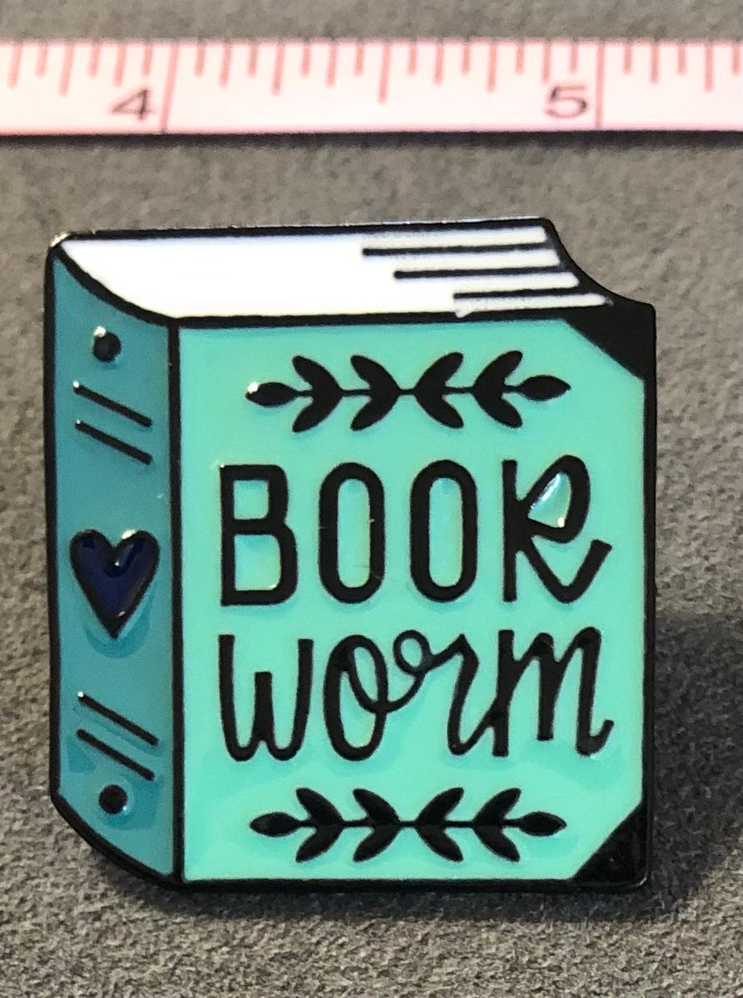 Enamel Book Themed Pins (1-inch)