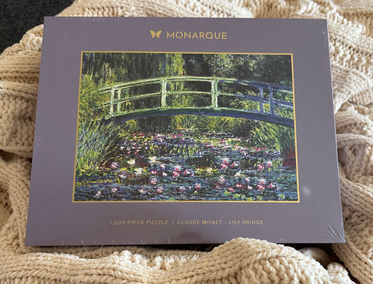 Claude Monet Lily Bridge 1,000 Piece Puzzle