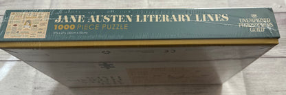 Jane Austen Literary Lines 1,000 Piece Puzzle