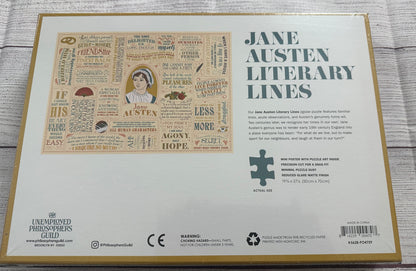 Jane Austen Literary Lines 1,000 Piece Puzzle