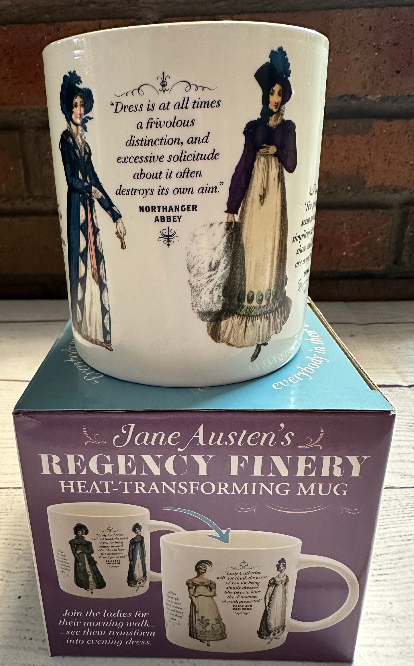 Jane Austen's Regency Finery Heat-Transforming Mug