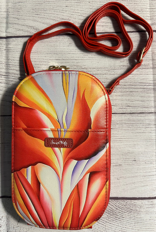 Georgia O'Keeffe Red Canna Crossbody Purse