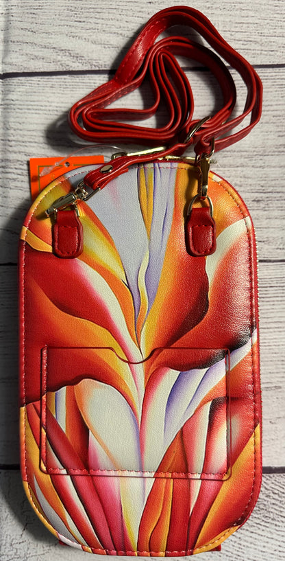 Georgia O'Keeffe Red Canna Crossbody Purse