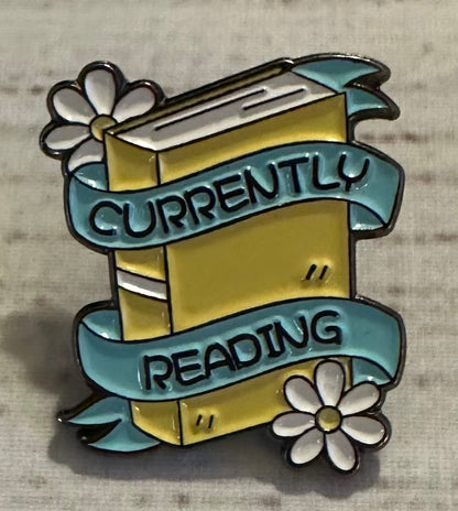 Enamel Book Themed Pins (1-inch)