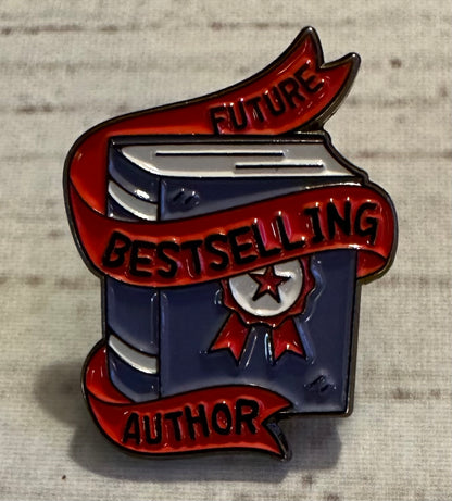 Enamel Book Themed Pins (1-inch)