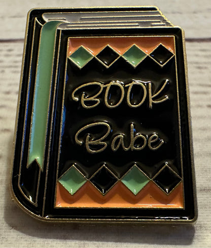 Enamel Book Themed Pins (1-inch)