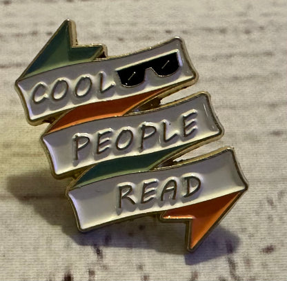 Enamel Book Themed Pins (1-inch)