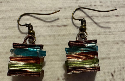 Tiny Books --Earrings