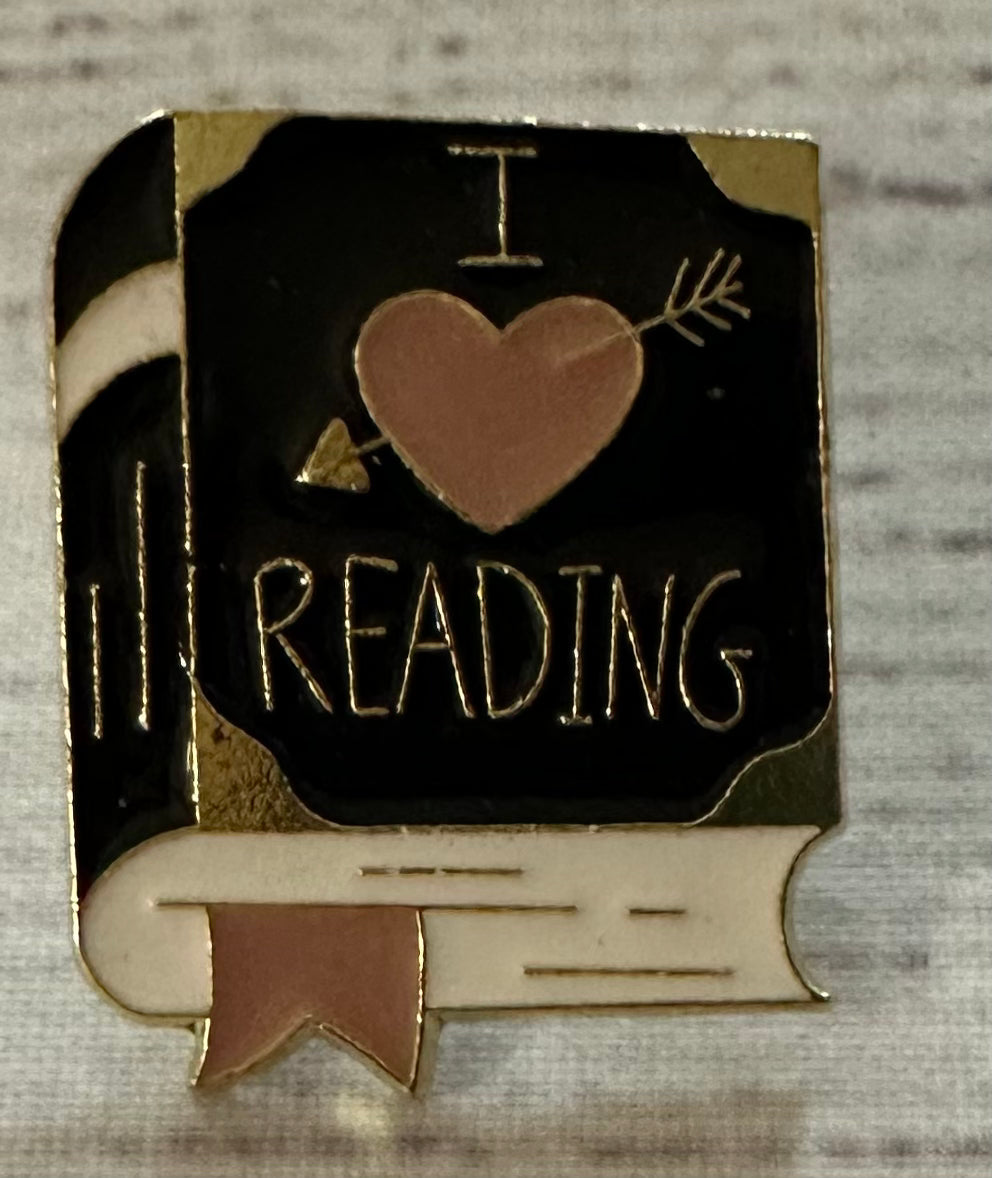 Enamel Book Themed Pins (1-inch)