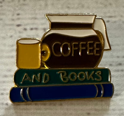 Enamel Book Themed Pins (1-inch)