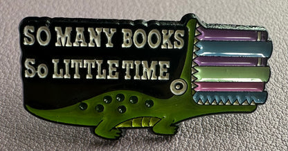 Enamel Book Themed Pins (1-inch)
