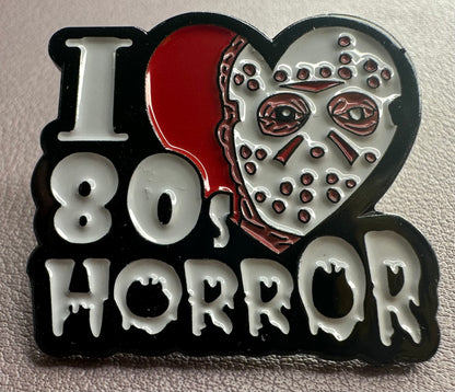 Books, Movies, and Music Themed Pins (1-inch)