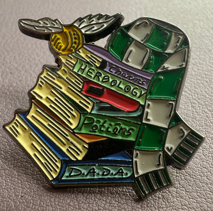 Harry Potter Book Themed Pins (1-inch)
