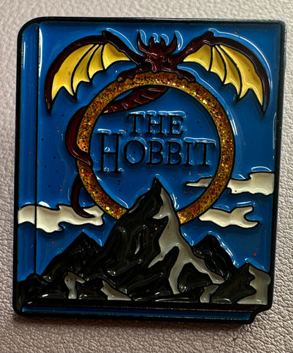 Books, Movies, and Music Themed Pins (1-inch)