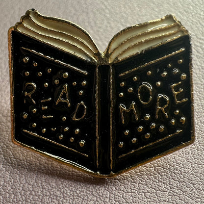 Enamel Book Themed Pins (1-inch)