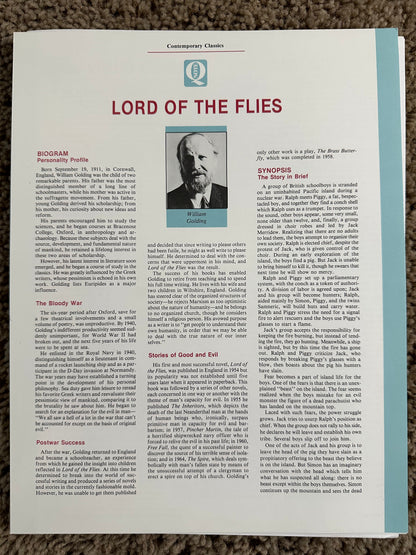 Lord of the Flies Teaching Unit
