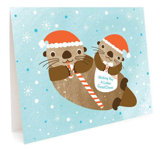 Lotter Otter Holiday Card