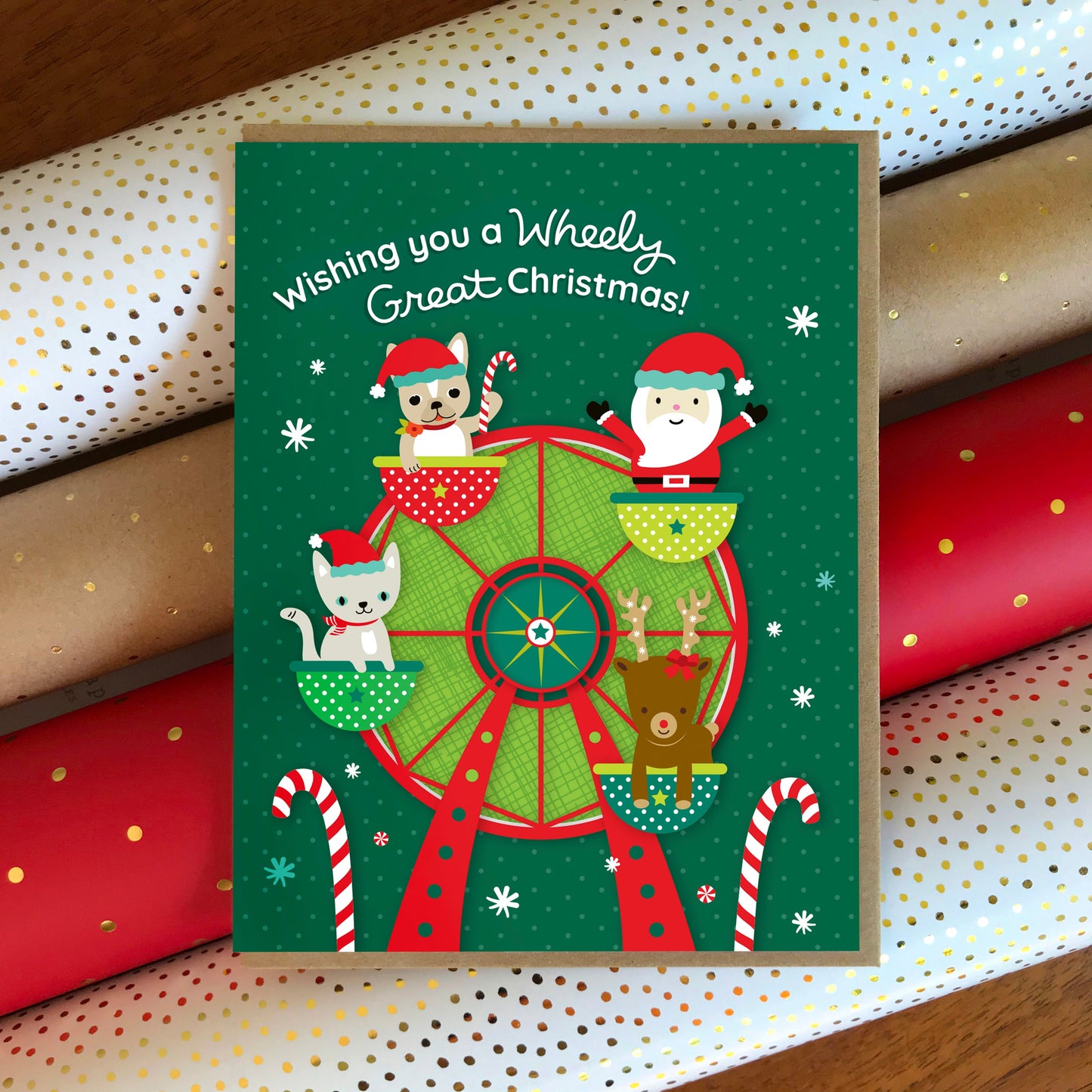 Wheely Christmas Holiday Card