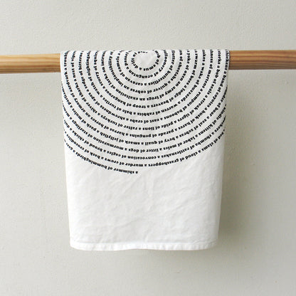 Animal Collective Nouns Flour Sack Kitchen Towel