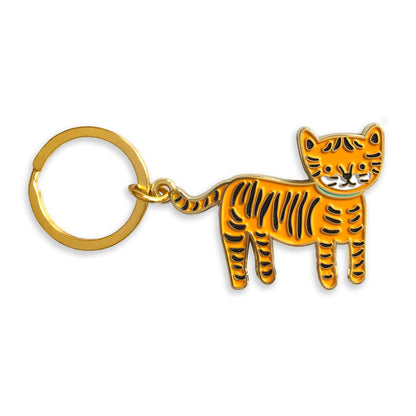 Lil' Tiger Enamel Keychain