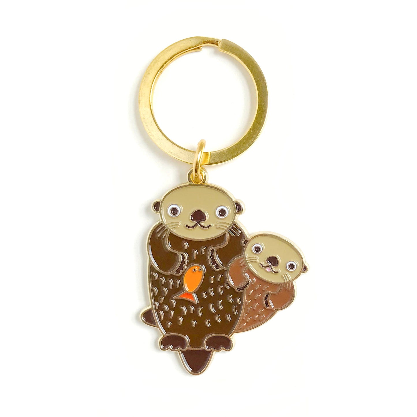 W'otter Fun Travel Buddies Keychain + Pin Gift Set