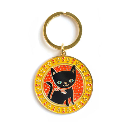 Purrfect Day Travel Buddies Keychain + Pin Gift Set