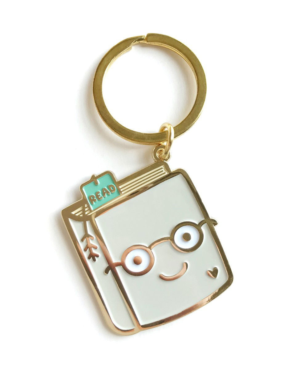 Knowledge is Power Travel Buddies Keychain + Pin Gift Set