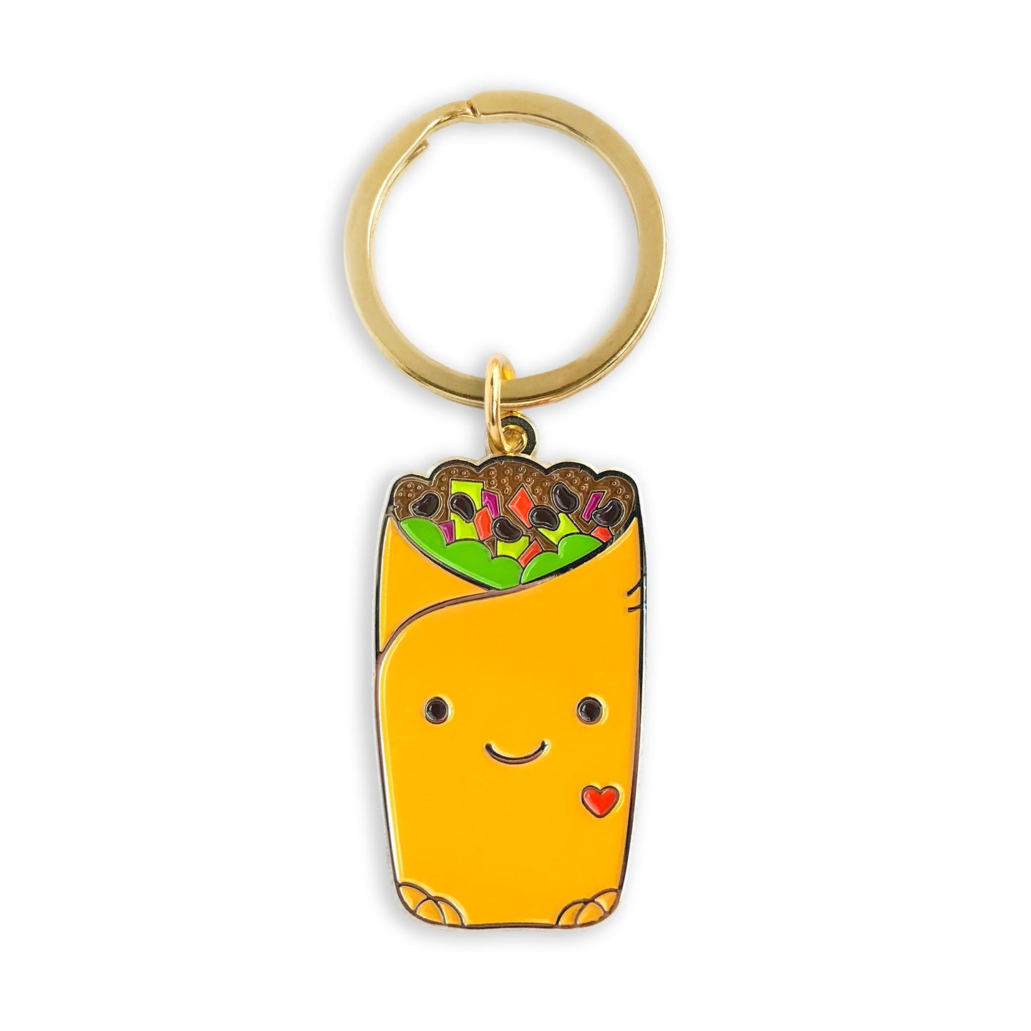 Neato Burrito Keychain + Pin Gift Set